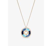 Piaget Piaget Possession Vibrant Palace 18ct Rose-Gold, Turquoises, Sodalites, Dumortierites and 0.16ct Brilliant-Cut Diamond Pendant Necklace Pink Gold 1 Size