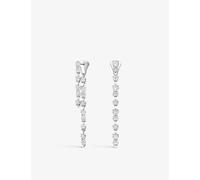 Piaget Womens White Gold Sunlight 18ct White-gold 2.78 Round Brilliant-cut Diamond Pendant Earrings 1 Size