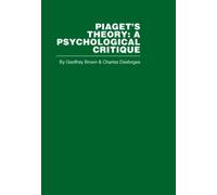 Piaget's Theory