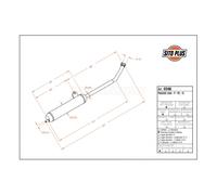 Silencer Sito Plus Complete 0248 Fits Piaggio Ciao 50 1972-1987