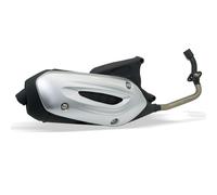 Piaggio Exhaust, complete with heat shield, 150cm 4T 3V E4, 1A0076735
