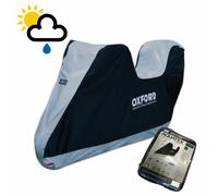 PIAGGIO LIBERTY 125 Oxford Motorcycle With Top Box Cover Waterproof White Black