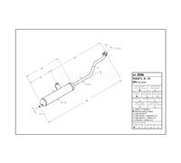 Silencer Sito Complete 0246 Fits Piaggio Si 50 1979-1996
