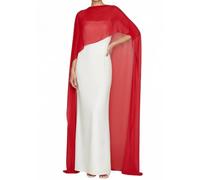 Piallann Women Sheer Ponchos Casual Loose See Through Boat Neck Irregular High Low Coverup Tops