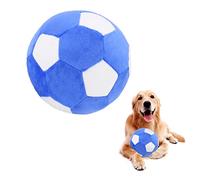 PIANG GOUER Interactive Dog Toy Football, Plush Squeaky Dog Toy Ball, Dog Puzzle Toy Jolly Ball for Dogs, Dog Balls for Medium and Large Dogs Toy 7.1 inches/18 cm