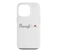 Pianist cute Heart Typography Gift Case for iPhone 13 Pro