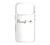 Pianist cute Heart Typography Gift Case for iPhone 17 Pro