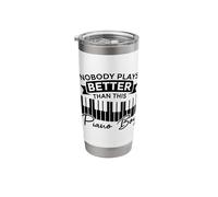 Pianist Kid Piano Boy Stainless Steel Insulated Tumbler