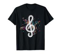 Pianist Treble Clef Keyboard Piano T-Shirt