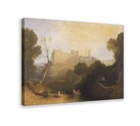 PIANK 15+ Famous Prints by Joseph Mallord William Turner Linlithgow Palace Poster for Room Aesthetics Canvas Wall Art Poster And Print Frame 12x18inch