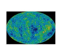 PIANK Cosmic Microwave Background Poster Bedroom Canvas Decor Print Wall Art Office Room Aesthetic Decor Gift 24x36inch(60x90cm)
