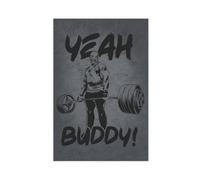 PIANK Yeah Buddy Ronnie Coleman Inspirational Wall Art Motivational Poster Poster Motivation Wall Quotes Art for Office Decor 20x30inch(50x75cm)