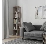 Piano 5-Tier Corner Bookcase - Freestanding Storage Unit, 159cm High, 11 Colour