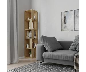 Piano 5-Tier Corner Bookcase - Freestanding Storage Unit, 159cm High, 11 Colour