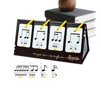 Piano - 75 Laminated Music Theory Cards | Complete Music Note and Rhythm Learning Set for Beginners, Children, Students, Teachers and Home Use in the Classroom