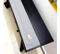 Piano 88 Key Keyboard Dust Cover Piano Accessories Dustproof High Technology Fabric Cloth for Upright Piano Electric Piano Grand Piano - Long128cm Wide16cm (Grey)