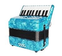 Piano Accordion 22 Keys 8 Bass, Entry Level Keyboard Instrument, Fascinating, Softer Sound，For Beginners Students