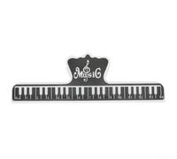 Piano and For Guitar Sheet Holder Clips Practical Design to Enhance Your Musical Experience at Home or On Stage (black)