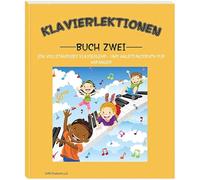 Piano and keyboard music table, complete piano music lessons with colour notes, manual 2