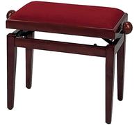 Piano Bench Seat de Luxe Bordeaux Matt Cherry Tree
