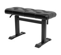 Piano Bench with Adjustable Height, Hydraulic Lifting Keyboard Stool, Supports up to 396.83 lbs, High-Density Sponge, Heavy Duty, Ideal for Musicians