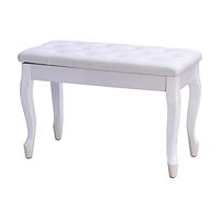 Piano Bench with Storage Padded Leather Cushion Adjustable Height Piano Stool for Home & Professional Use Perfect for Musicians & Music Lovers (Size: A)