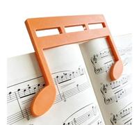 Piano Book Clip - 3D Printed Note Design Clamp,Music Book Clip Holds Sheets Open | for Pianists Players Keyboard Cookbook Practice Reading Cooking Concert Performance