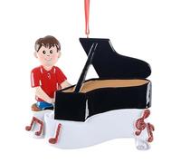 Piano Boy Personalized Ornaments Christmas Tree Decoration Keepsake