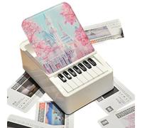 Piano Calendar 2025, Mini-Piano Desk Calendar 2025, Aesthetic Finger Piano Calendar With 32 Famous Songs, Unique Gi-fts For Women Men Music Lovers