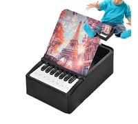 Piano Calendar, Playable Finger Piano Decorative Monthly Desk Calendar, Creative Desk Calendar with 32 Famous Songs, Aesthetic Room Decor for Music Lovers, Music Calendar for Home Office