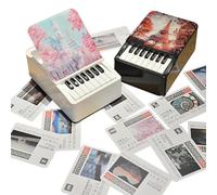 Piano Calendar - Playable Piano Desk Calendar | Finger Month Display | Music Timing Organizer | ThirtyTwo Famous Songs Table Centerpiece, Aesthetic Room Decor, Home Music Lovers