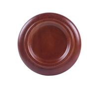 Piano Caster Cups 3/4PCS Solid Wood Vertical Piano Mats Foot Caster Cups(4PCS Small Brown)