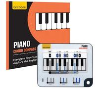 Piano Chord Learning Tool - Chord Compass - Back to School Music Learning Tool - Understand Chord Structure on Keyboard - Build Chords from Chord Structure and Recognising Chord Patterns