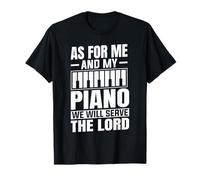 Piano Christian Music Lover Pianist Worship Teacher Musician T-Shirt