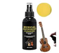Piano Cleaner - Brilliant Polishing Agent with Sponge - 100 ml Dust Cleaning Kit for Violin and Bass for Flute Trumpet Trombone Clarinet Bass Music Lessons Studio Home
