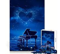 Piano Colorful 1000 Pieces Jigsaw Puzzles for Teenagers Enhance Memory Easy Leisure Firm Cut Wall Art Decor (38x52cm)