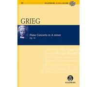 Piano Concerto in a Minor Op. 16: Eulenburg Audio+score - Paperback NEW Grieg, E