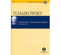 Piano Concerto No. 1 in BB Minor Op. 23 Cw 53: Eulenbur - Paperback NEW Tchaikov