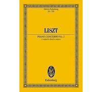Piano Concerto No. 2 A major study score sheet music Liszt, Franz piano and