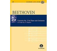 [(Piano Concerto No. 5 "Emperor": Eulenburg+pocket Score AND Audio CD)] [Author: Ludwig van Beethoven] published on (March, 2008)
