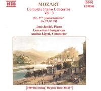 Piano Concertos, Vol. 3 No. 9 Jeunehomme, No. 27 K.595