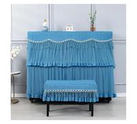 Piano Cover 1piece Minimalist Embroidered Thickened Fabric Stool Washable Multi-color Dust