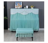 Piano Cover 1piece Minimalist Embroidered Thickened Fabric Stool Washable Multi-color Dust