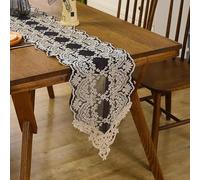 Piano Cover Cloth Lace Fabric Decorative Dust-proof Cloth for Upright Vertical Piano Top Cover cupboard cover(Black,30 * 270cm(11.8'*106.3'))