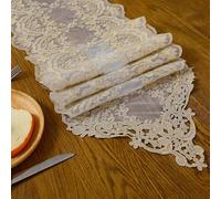 Piano Cover Cloth Lace Fabric Decorative Dust-proof Cloth for Upright Vertical Piano Top Cover cupboard cover(Brown,30 * 310cm(11.8'*122'))