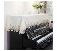 Piano cover,dust Cover,Piano Protective Cover, Electronic Piano Cover Upright Piano Keyboard Cover,European Style Luxury Elegant Lace Princess Cute Thick Dustproof Cover E 58 * 118cm