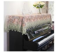 Piano cover,dust Cover,Piano Protective Cover, Electronic Piano Cover Upright Piano Keyboard Cover,European Style Luxury Elegant Lace Princess Cute Thick Dustproof Cover K 80 * 210cm