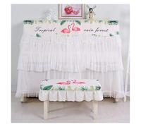 Piano Cover Dust Protector Printed Household Piano Dust Cover Lace Fabric Covers Full for Playing Without Taking Off The Cloth(Style 01,78 x 38cm 1pcs)