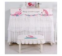 Piano Cover Dust Protector Printed Household Piano Dust Cover Lace Fabric Covers Full for Playing Without Taking Off The Cloth(Style 02,78 x 38cm 1pcs)