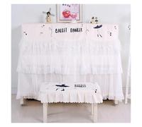 Piano Cover Dust Protector Printed Household Piano Dust Cover Lace Fabric Covers Full for Playing Without Taking Off The Cloth(Style 06,78 x 38cm 1pcs)